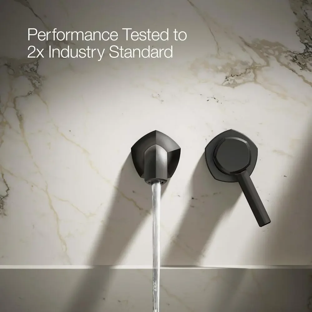 Kohler Occasion Lever Handle for Bathroom Sink -K-27012-4-BL- MATTE BLACK FINISH